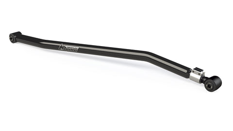 TeraFlex Long Control Arm, shown on a studio background: single black TeraFlex Alpine adjustable control arm on white