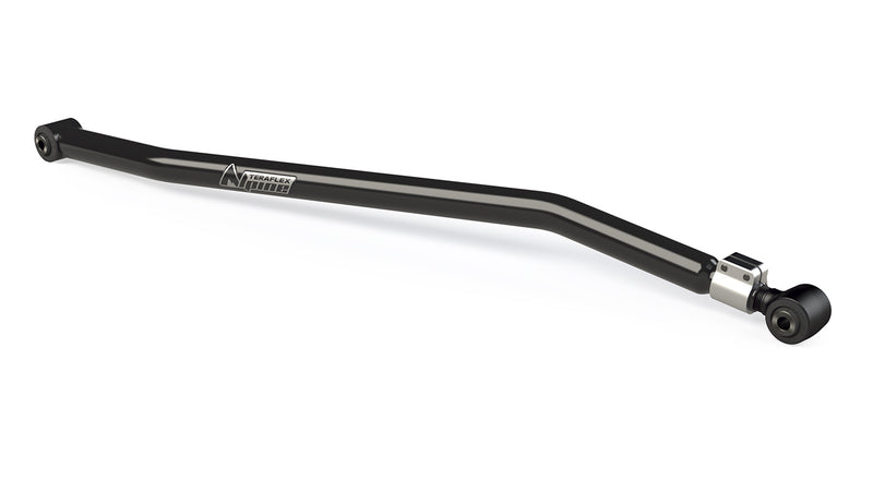 TeraFlex Long Control Arm, shown on a studio background: single black TeraFlex Alpine adjustable control arm on white