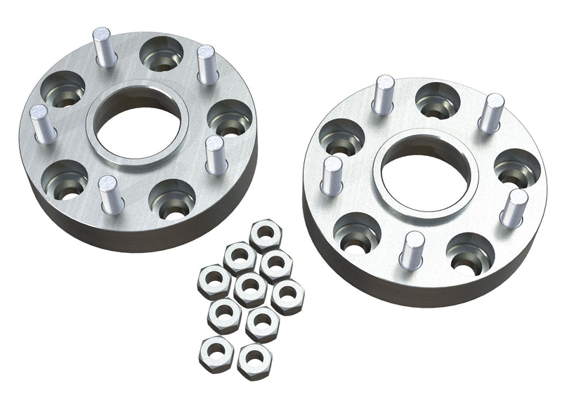TeraFlex 1.25" Wheel Offset Adapter Kit, 5x5" To 5x5", Pair on a white background