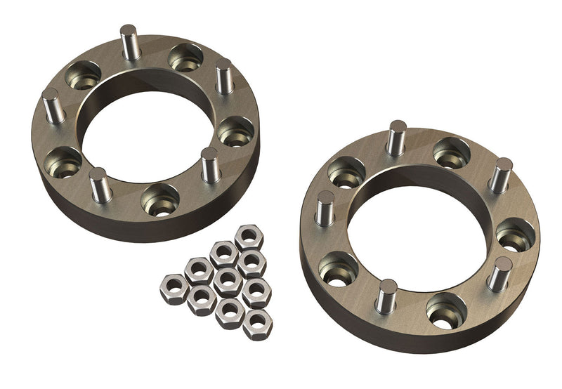 TeraFlex 1.25" Wheel Offset Adapter Kit, 5x5.5" To 5x5.5", Pair on a white background