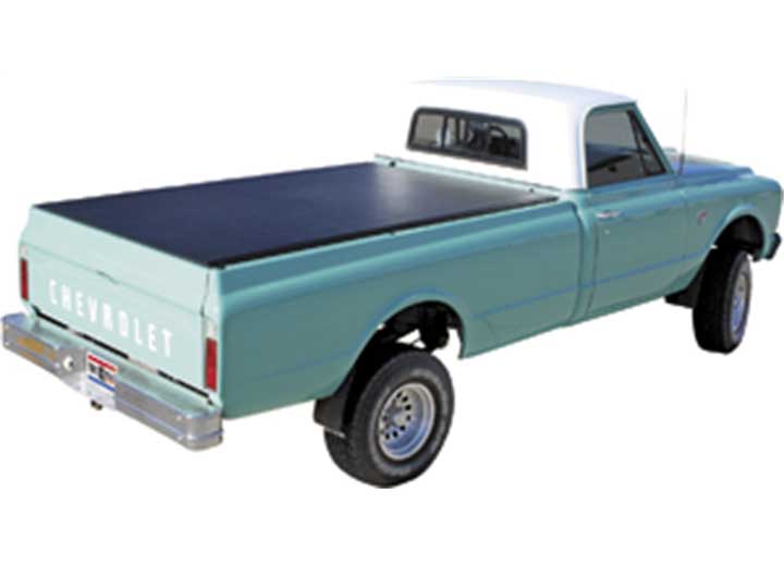 TruXedo Lo Pro soft roll-up tonneau cover closed on a 1967-1972 Chevrolet C/K, widest view