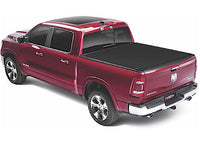 TruXedo Sentry CT hard roll-up tonneau cover closed over the bed of a pickup truck, widest view