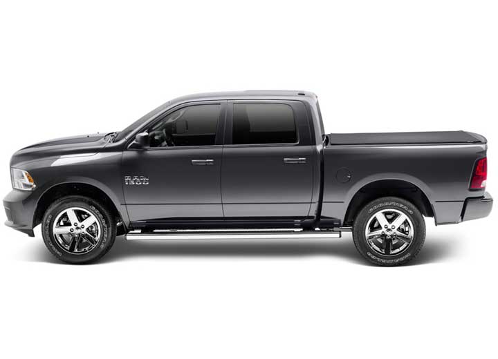 TruXedo Sentry CT hard roll-up tonneau cover closed over the bed of a pickup truck, side profile