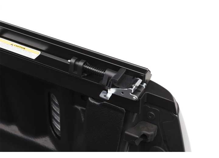 Close-up of the tensioning mechanism inside the cover on a TruXedo TruXport soft roll-up tonneau cover