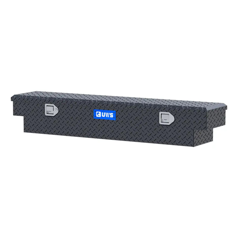 UWS 59" UTV Crossbed Tool Box front three-quarter view from the opposite side