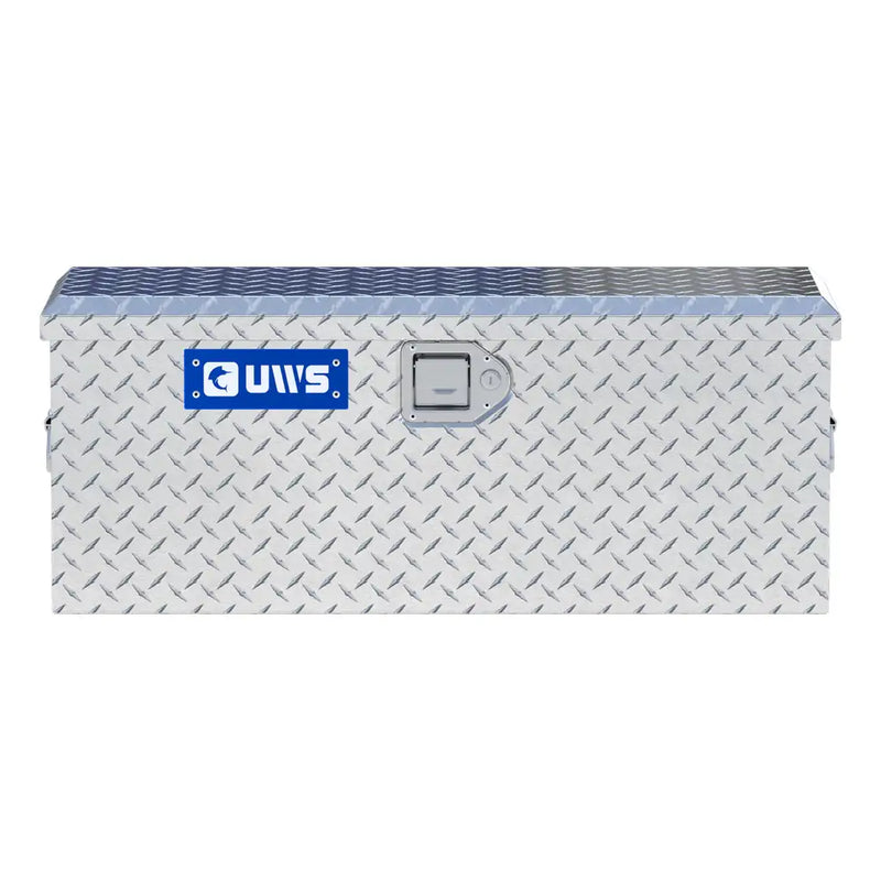 UWS 32" ATV Tool Box straight-on front view showing the lid seam and the locking handle
