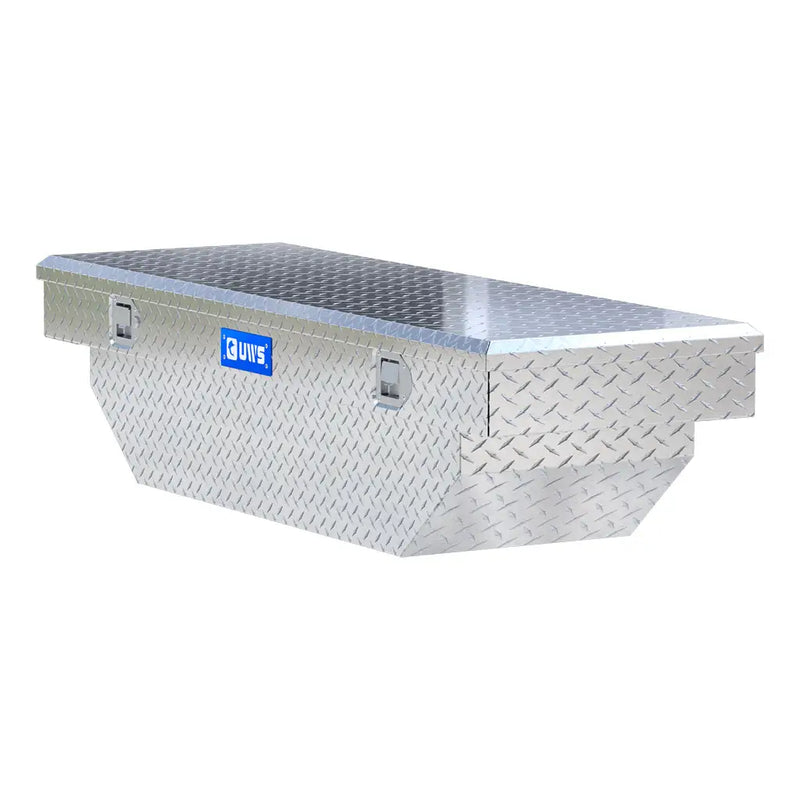 UWS EC10171 60" truck tool box in bright aluminum, top view showing the lid