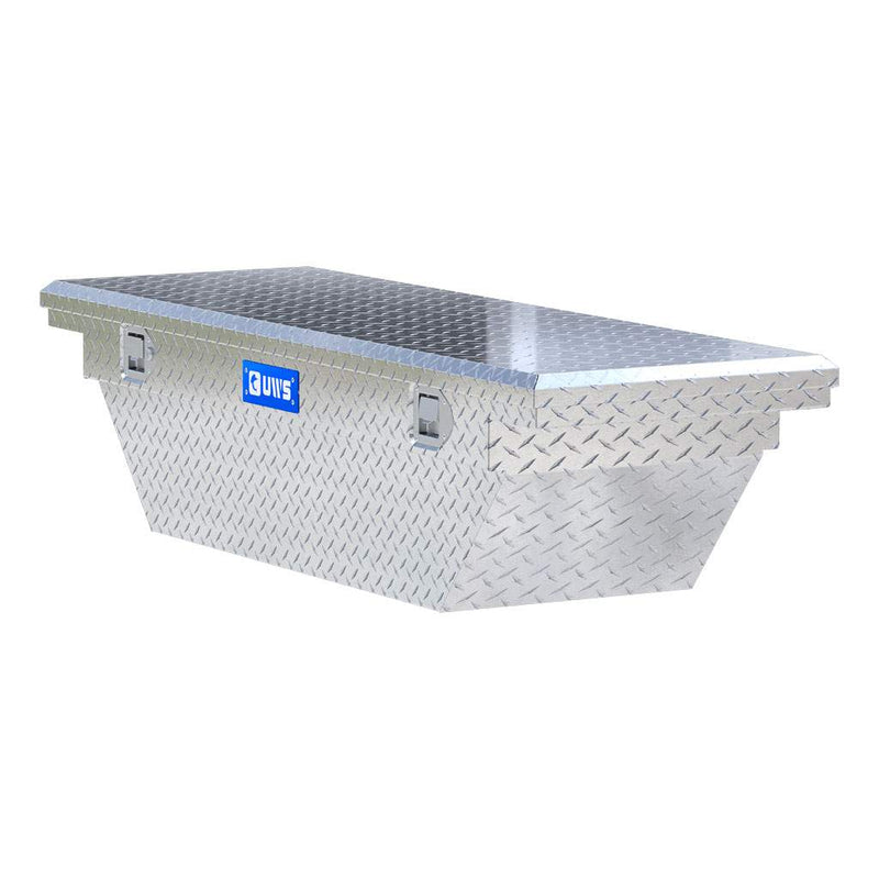 UWS EC10191 60" truck tool box in bright aluminum, top view showing the lid