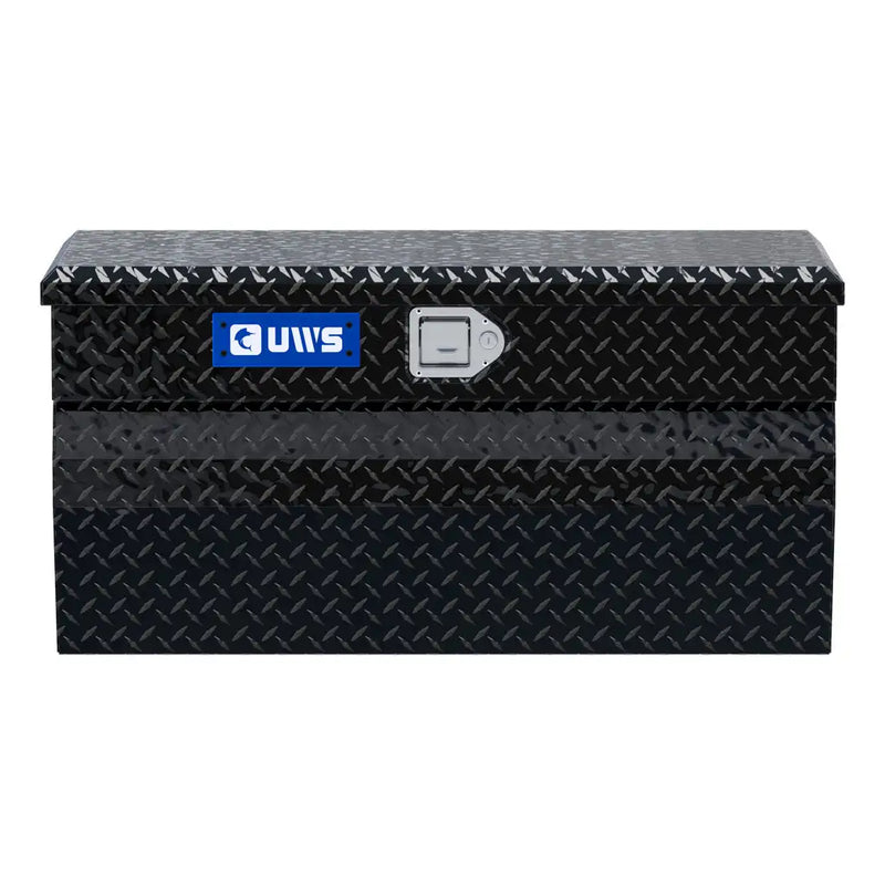 UWS 36" Utility Chest Box in Gloss Black, straight-on front elevation