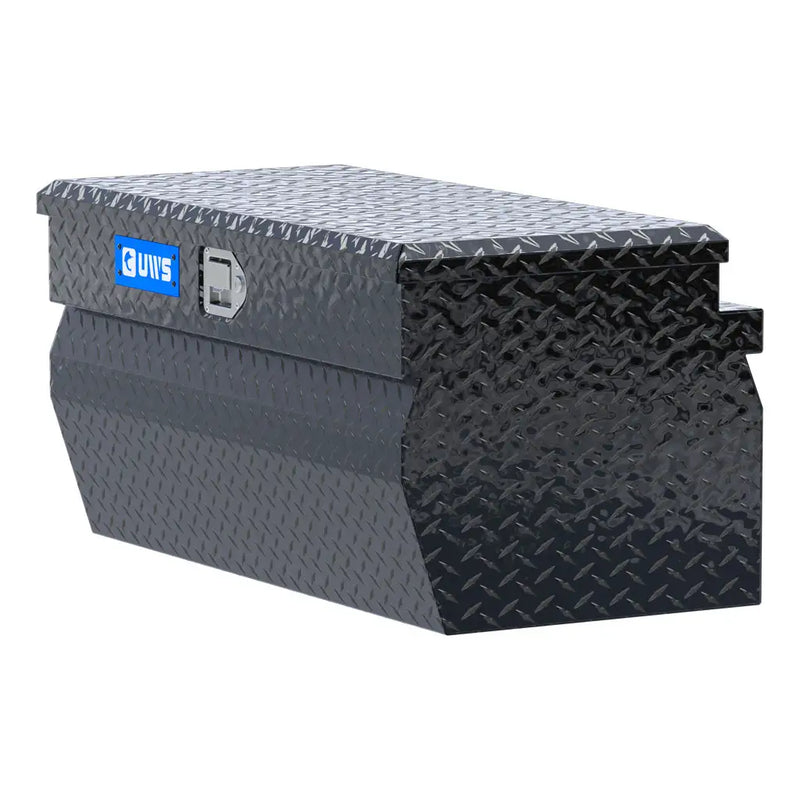 UWS 36" Utility Chest Box in Gloss Black, rear three-quarter view