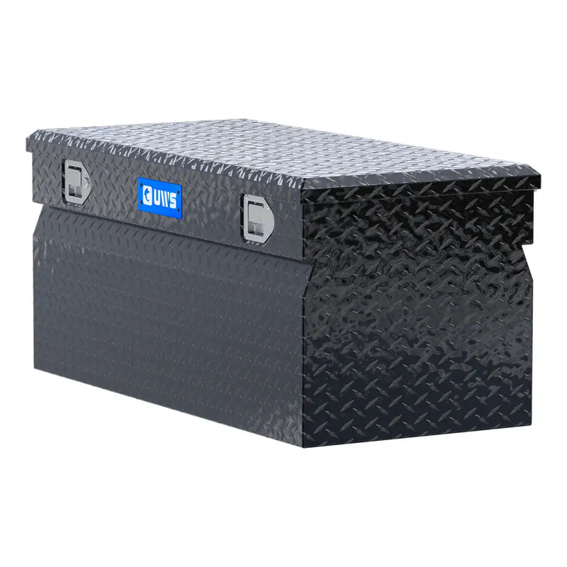 UWS 42" Utility Chest Box in Gloss Black, rear three-quarter view