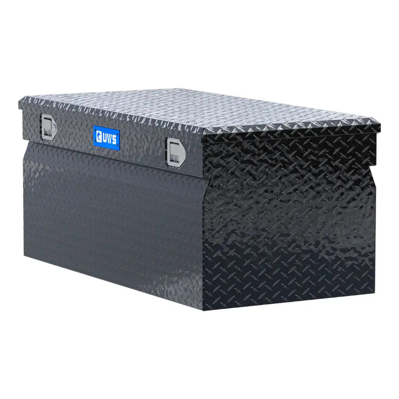UWS 48" Utility Chest Box in Gloss Black, rear three-quarter view