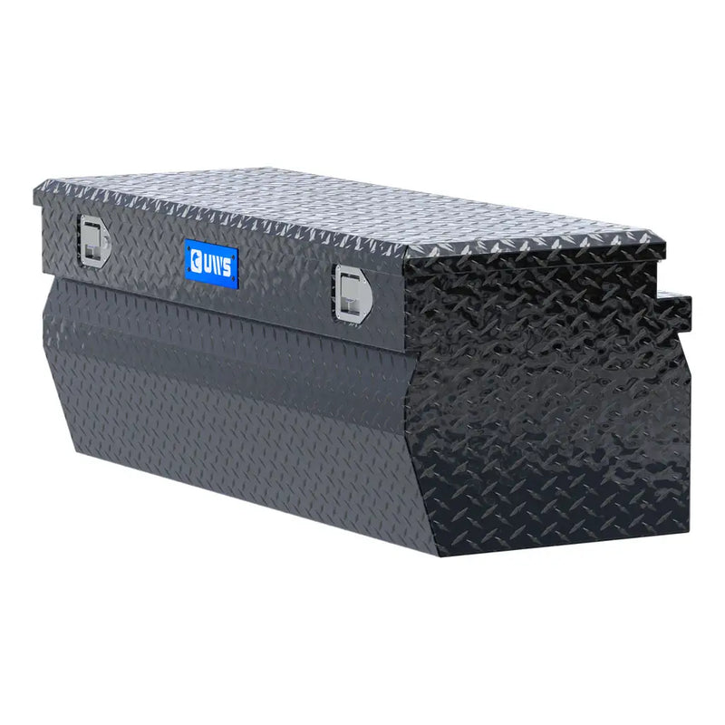 UWS 48" Utility Chest Box in Gloss Black, rear three-quarter view