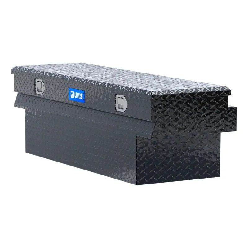 UWS 60" Utility Chest Box in Gloss Black, rear three-quarter view