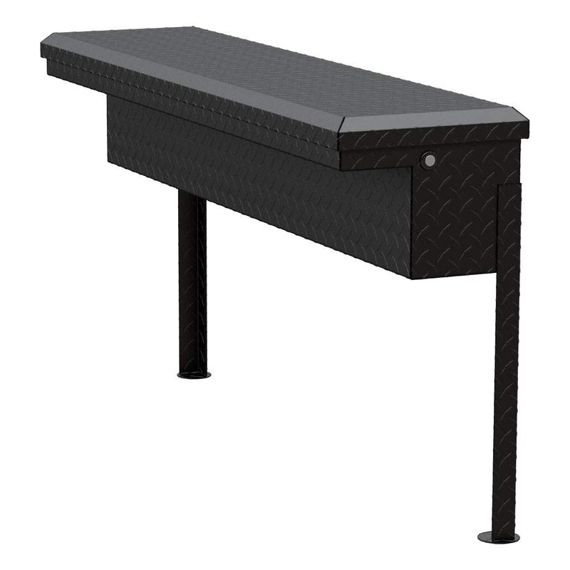 UWS 48" Truck Side Tool Box in Matte Black, alternate studio elevation