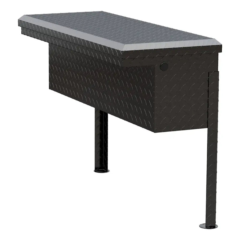 UWS 36" Truck Side Tool Box in Gloss Black, alternate studio elevation
