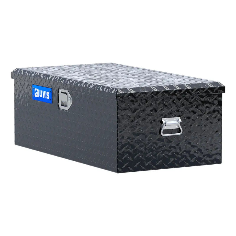 UWS 36" Foot Locker Chest Box rear three-quarter view showing the back panel and tub profile