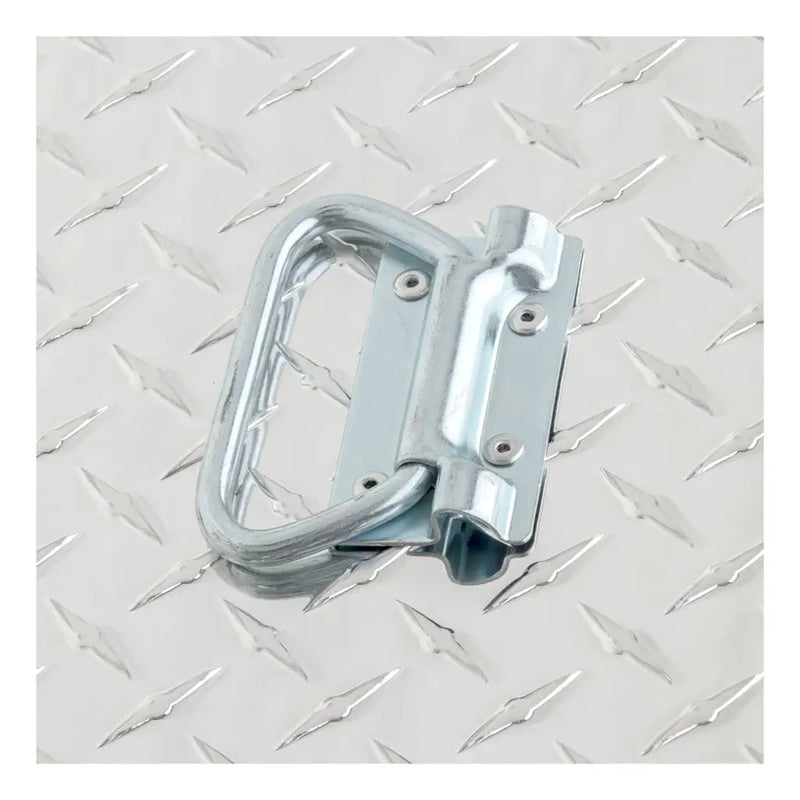UWS Aluminum Tote Box, 21" x 12.25" x 7", close-up of the carry handle