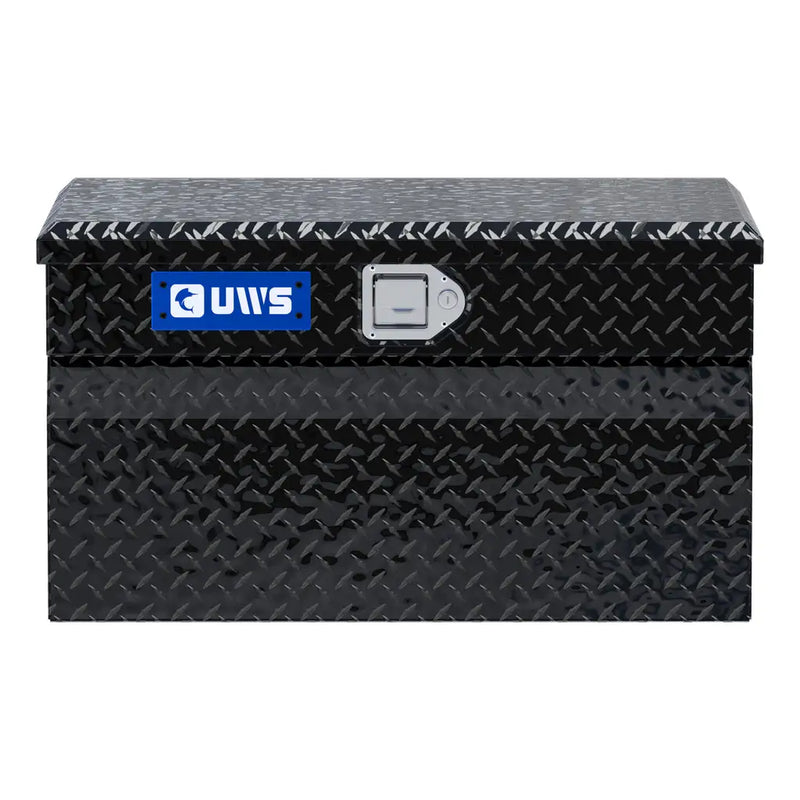 UWS 30" Utility Chest Box straight-on front view showing the lid seam and the locking handle
