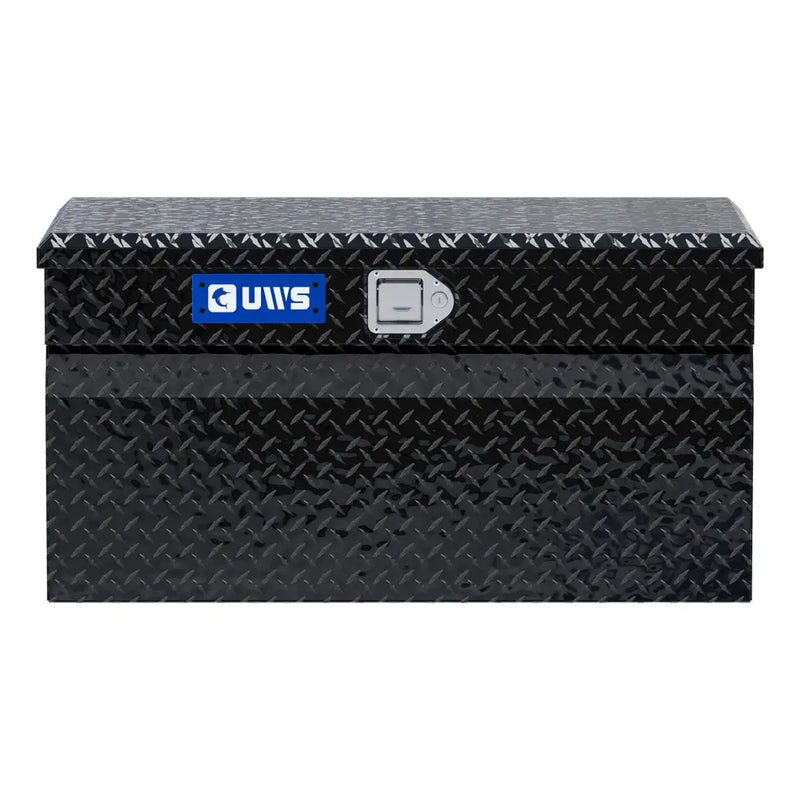 UWS 36" Utility Chest Box straight-on front view showing the lid seam and the locking handle