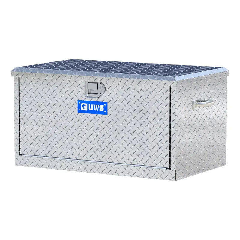 UWS 38" Utility Chest Box with Drawers front three-quarter view from the opposite side