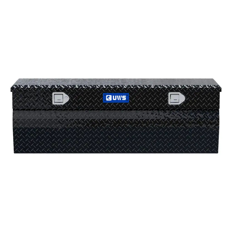 UWS 55" Wedge Utility Chest Box straight-on front view showing the lid seam and the locking handles