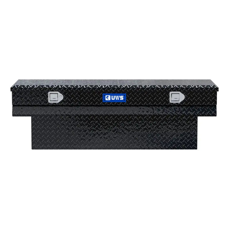 UWS 60" Notched Utility Chest Box straight-on front view showing the lid seam and the locking handles