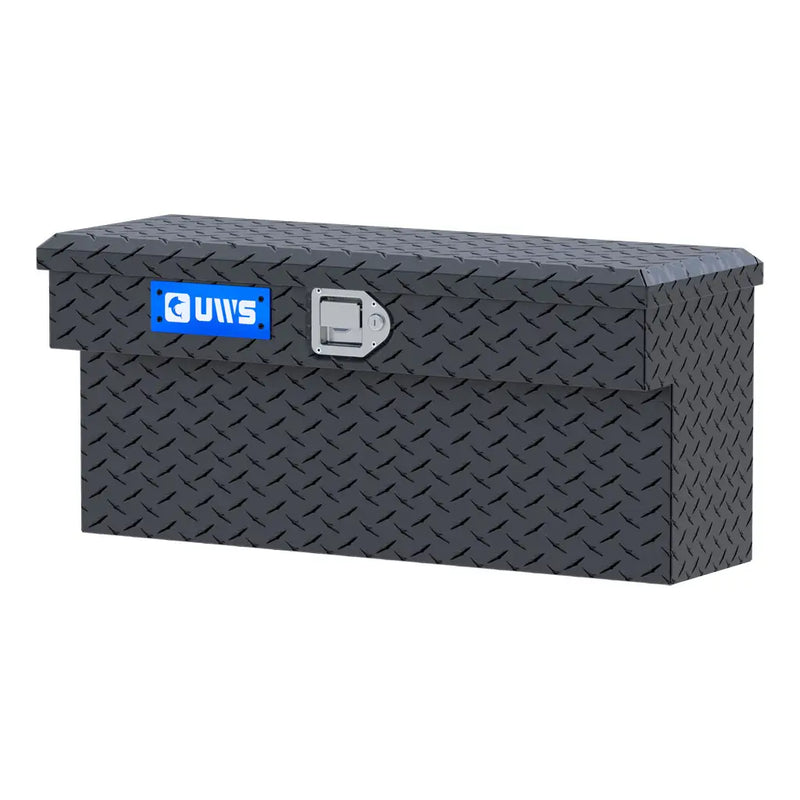 UWS 33" UTV Side Tool Box front three-quarter view from the opposite side