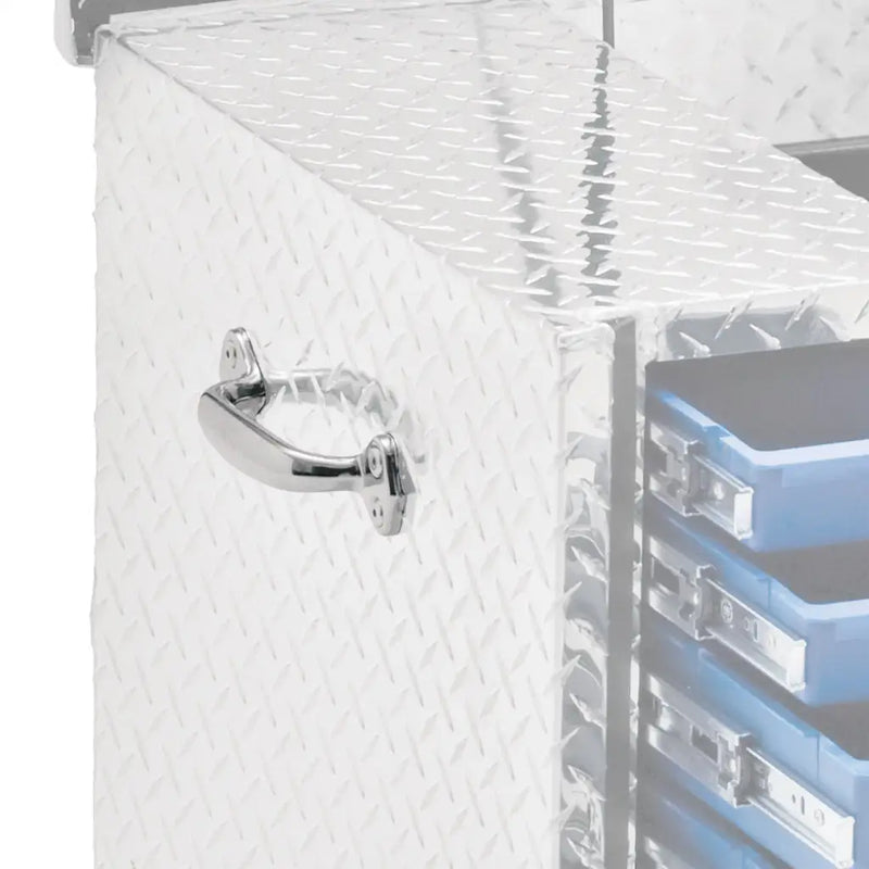 UWS Replacement Utility Chest Grab Handle, studio angle, front elevation