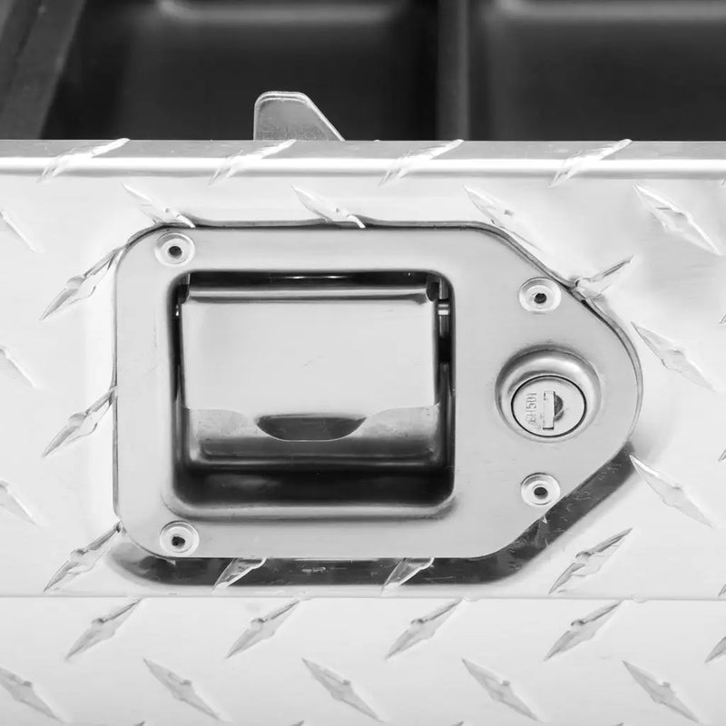 UWS Replacement Locking Truck Tool Box Paddle Handle, Stainless Steel, studio angle, front elevation