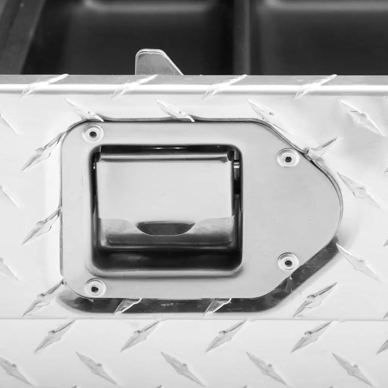UWS Replacement Non-Locking Truck Tool Box Paddle Handle, studio angle, front elevation