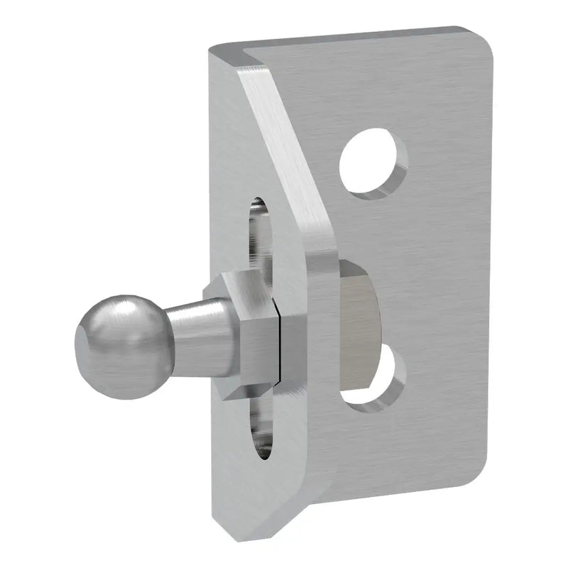 UWS Replacement Truck Tool Box Top Cylinder Bracket, hero, front three-quarter studio view on white