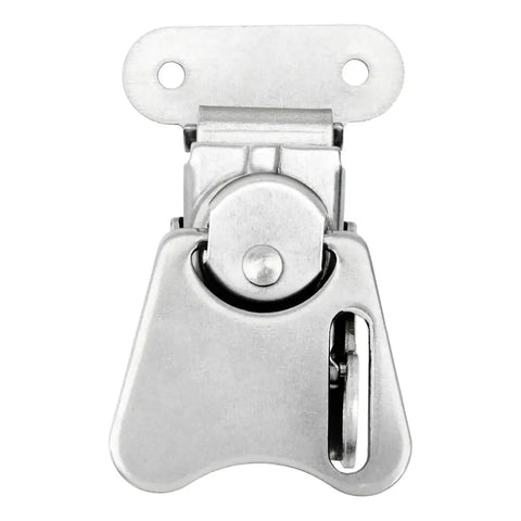 UWS Replacement Twist Lock for TB-1 and TB-2 Tote Boxes, Stainless Steel, hero, front three-quarter studio view on white