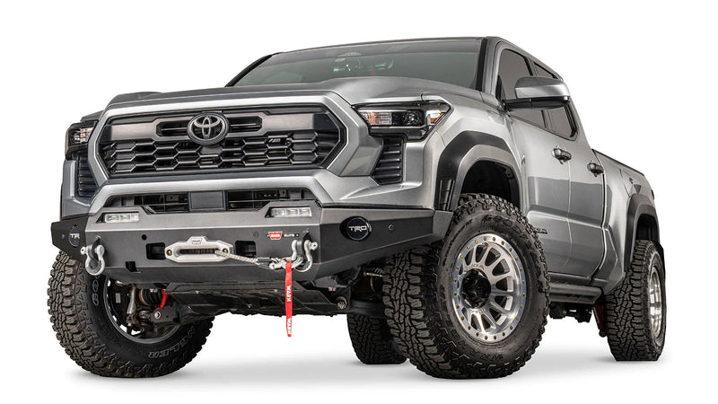 Warn Elite Front Bumper for 2024-2026 Toyota Tacoma, shown installed on the truck