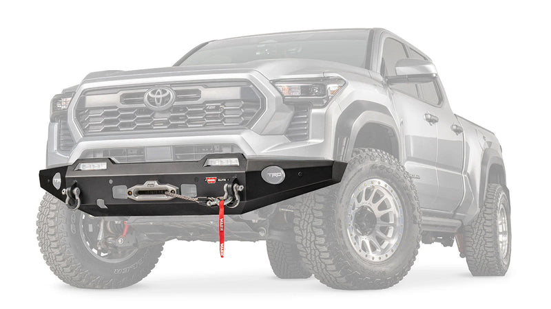 Warn Elite Front Bumper for 2024-2026 Toyota Tacoma, ghost view showing the bumper with the vehicle faded out