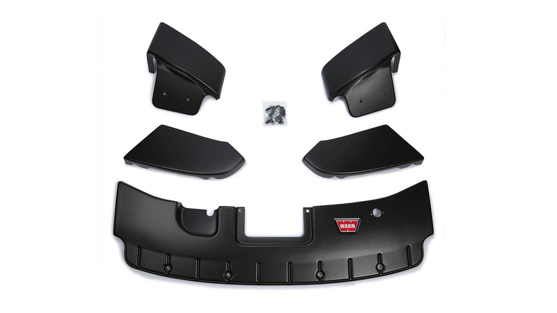 Warn Semi-Hidden Winch Mount Skirting Kit for 2017-2021 Ford Super Duty, the complete kit as sold