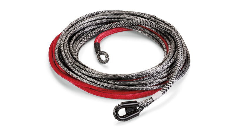 Warn Spydura Pro 3/8" x 80 ft synthetic winch rope with thimble end