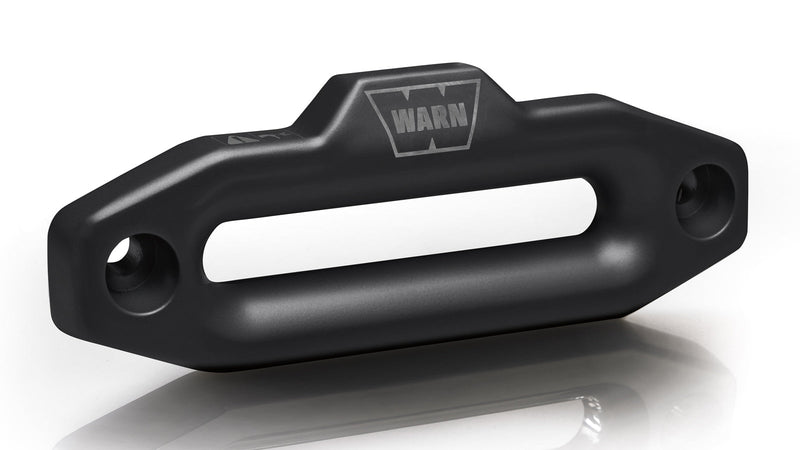 Warn Premium Hawse Fairlead, black, angled view