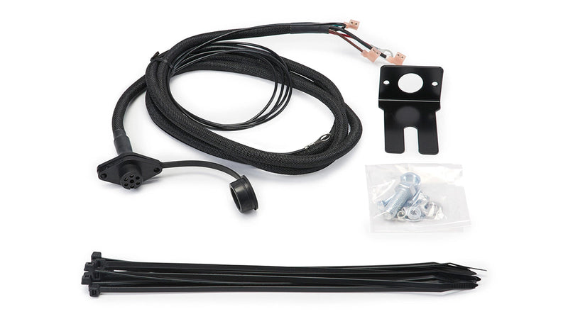 Warn Remote Mount Socket, the complete kit as sold: socket, harness, bracket and hardware