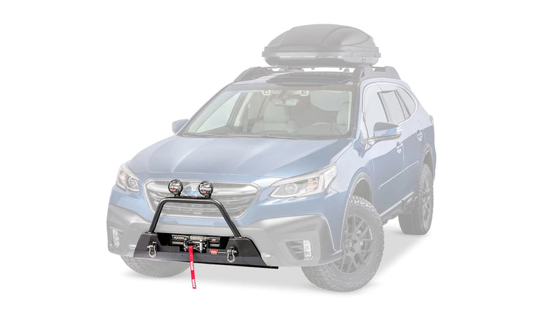 Warn Grille Guard Kit for 2020-2021 Subaru Outback, ghost view with the vehicle faded out