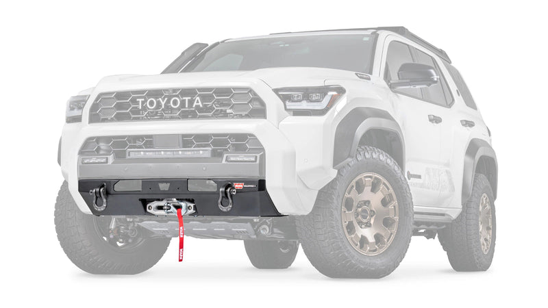 Warn Semi-Hidden Winch Mount Kit for 2025-2026 Toyota 4Runner, ghost view with the vehicle faded out