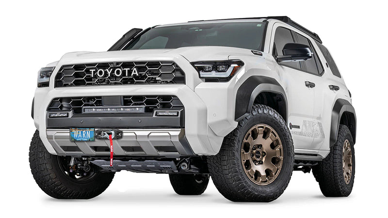 Warn Fully Hidden Winch Mount Kit for 2025-2026 Toyota 4Runner, shown installed on the vehicle