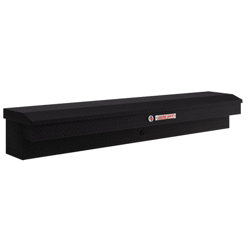 Weather Guard 164-52-04 Lo-Side box in textured matte black, front three-quarter studio view with the lid closed