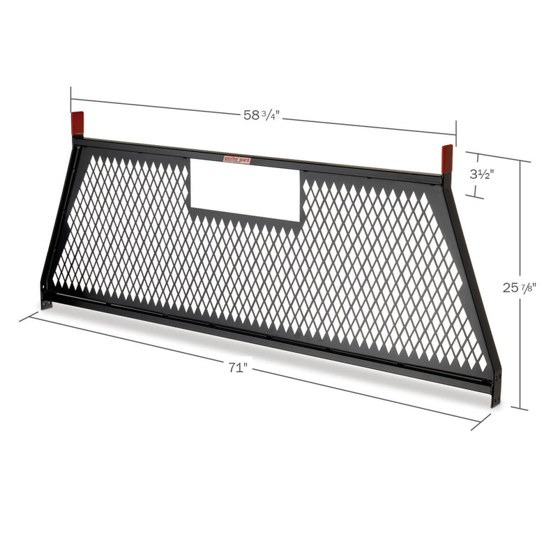 Dimensional drawing of the Weather Guard 1906-5-02 Protect-A-Rail with measurement callouts