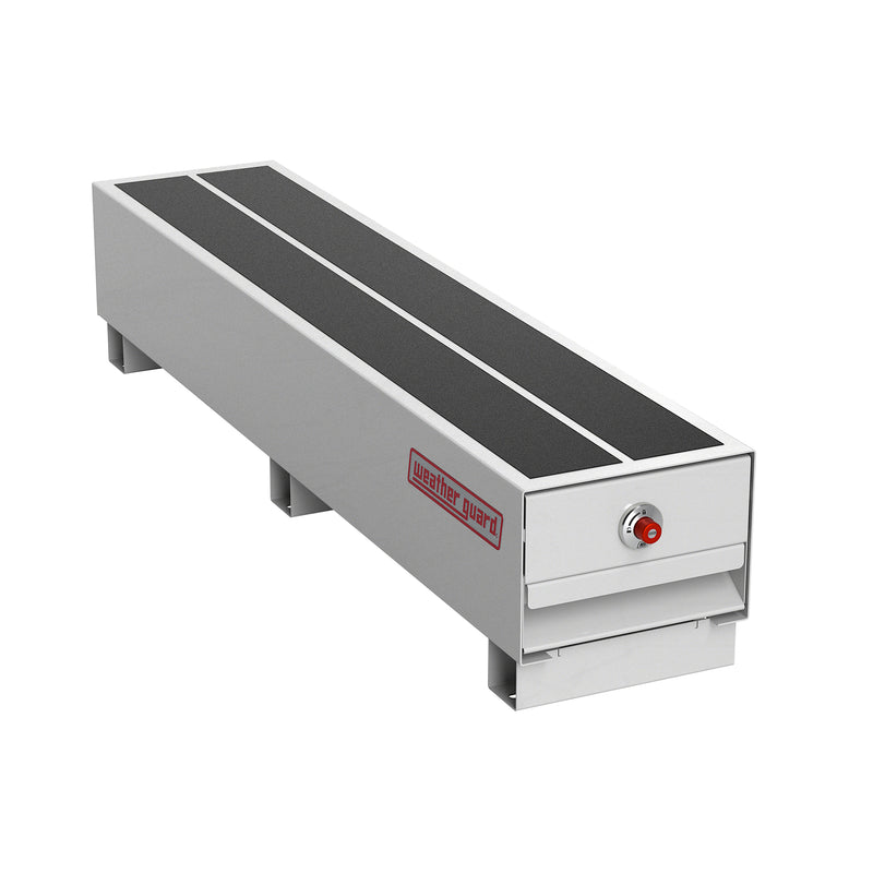 Weather Guard 305-3-04 PACK RAT steel drawer unit in white, closed, three-quarter hero view