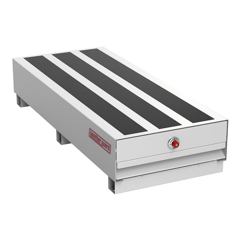 Weather Guard 306-3-04 PACK RAT steel drawer unit in white, closed, three-quarter hero view