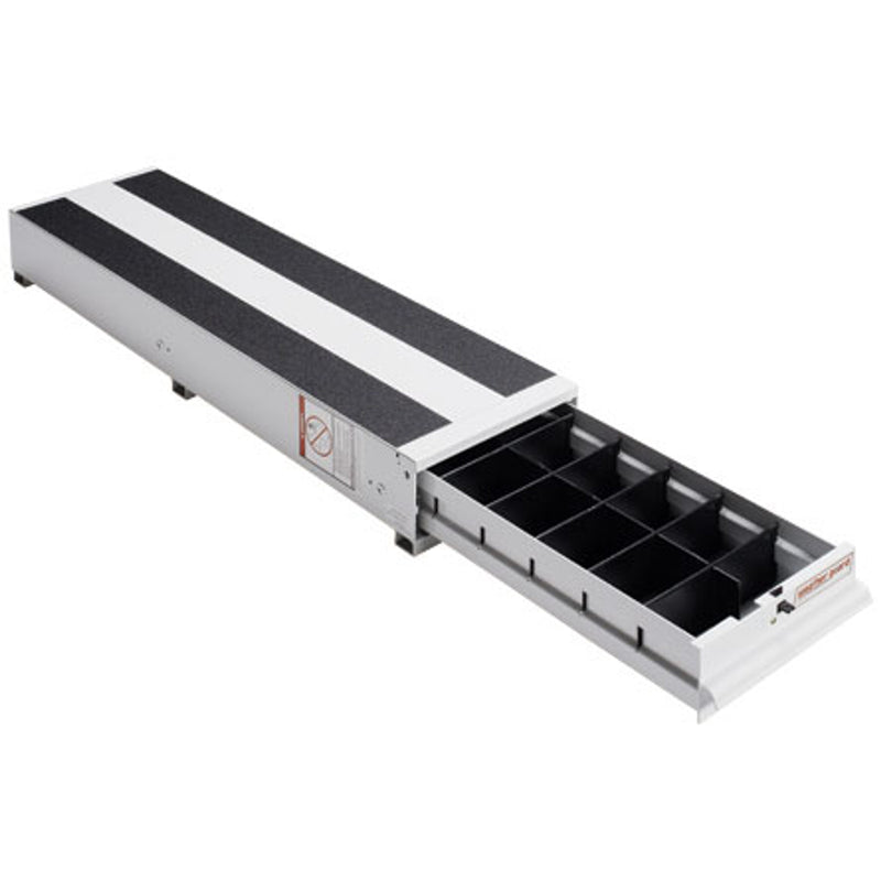 Weather Guard 314-3 ITEMIZER aluminum drawer unit in white, three-quarter hero view