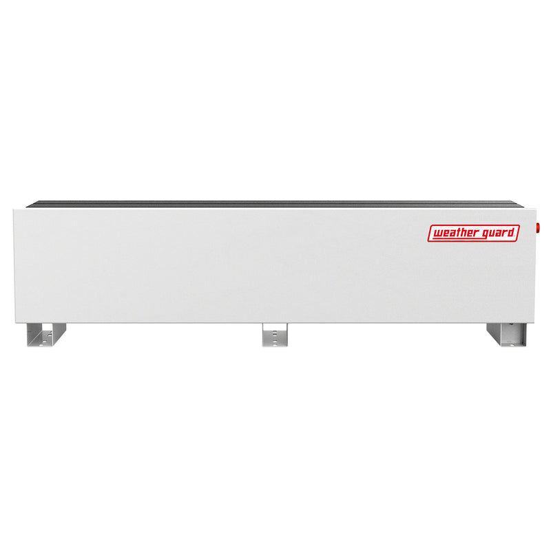 Left side profile of the Weather Guard 335-3-04 PACK RAT drawer unit in white