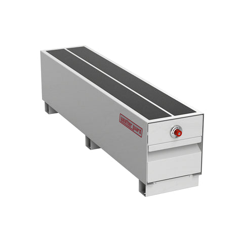 Weather Guard 335-3-04 PACK RAT steel drawer unit in white, closed, three-quarter hero view