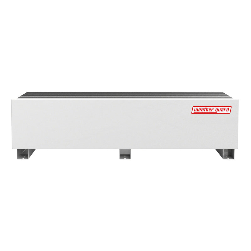 Left side profile of the Weather Guard 336-3-04 PACK RAT drawer unit in white
